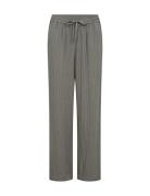 Sc-Poula Bottoms Trousers Straight Leg Grey Soyaconcept