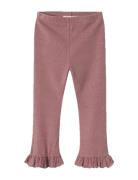 Nmfdarla Bootcut Legging Lil Bottoms Leggings Pink Lil'Atelier