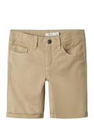 Nkmsilas Isak Lshort Twi 3122-Mf Tb Noos Bottoms Shorts Beige Name It