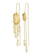 Breeze Chain Earrings Korvakoru Korut Gold Pilgrim