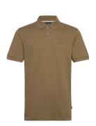 Pallas Tops Polos Short-sleeved Green BOSS