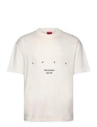 Duwrite Designers T-shirts Short-sleeved Cream HUGO