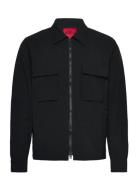 Eselio Tops Overshirts Black HUGO