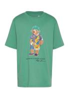 Polo Bear Cotton Jersey Tee Tops T-shirts Short-sleeved Green Ralph La...