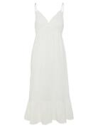 Pclatina Strap Dress Wvn Bc Rantavaatteet White Pieces