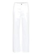 Gzzolina Twill Hw Wide Jeans Bottoms Jeans Wide White Gestuz