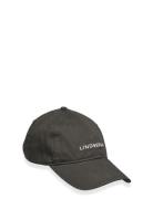 Logo Baseball Cap Accessories Headwear Caps Black Lindbergh