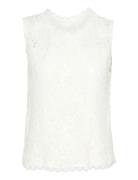 Crkit Lace Top Tops Blouses Sleeveless White Cream