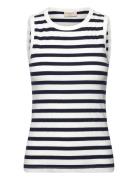 Fqeffy-Top Tops T-shirts & Tops Sleeveless Navy FREE/QUENT
