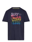Tnolsen S_S Tee Tops T-shirts Short-sleeved Navy The New