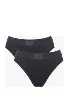 Sloggi Double Comfort T Tai 2P Alushousut Brief Tangat Black Sloggi