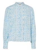 Yasvips Ls Shirt S. Tops Shirts Long-sleeved Blue YAS