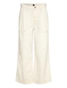 C_Marlene Hr C Pp Bottoms Jeans Wide Cream BOSS