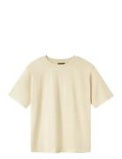 Nlndandilion Ss L Top Tops T-shirts Short-sleeved Beige LMTD