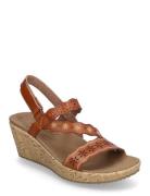 Women Beverlee Cherished Aura Kiilakorkokengät Brown Skechers