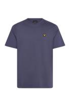 Plain T-Shirt Tops T-shirts Short-sleeved Blue Lyle & Scott