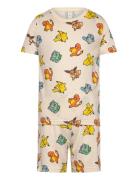 Pyjama Tee Shorts Pokemon Pyjamasetti Pyjama Beige Lindex