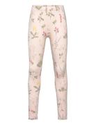 Leggings Aop Meadow Bottoms Leggings Pink Lindex