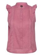 C_Bantiana Tops Blouses Sleeveless Pink BOSS
