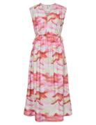 Yasarola Sl Long Dress S. Polvipituinen Mekko Pink YAS