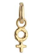 Feminine Power Charm Kaulakoru Riipukset Gold Enamel Copenhagen