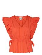 Yasulea Sl Top Tops Blouses Sleeveless Red YAS