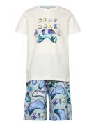 Pyjamas T Shirt Shorts Gaming Pyjamasetti Pyjama Multi/patterned Linde...