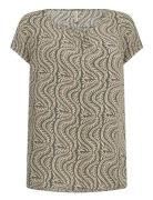 Sc-Rositta Tops T-shirts & Tops Short-sleeved Multi/patterned Soyaconc...