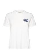Reg Graphic Ss T-Shirt Tops T-shirts & Tops Short-sleeved White GANT