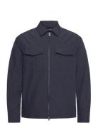 Zip Through Overshirt Tops Overshirts Navy Fred Perry