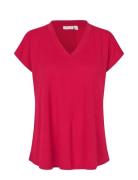 Maefa Tops T-shirts & Tops Short-sleeved Red Masai