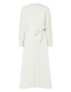 Yasyamina Ls Long Shirt Dress S. Maksimekko Juhlamekko White YAS