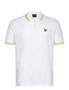 Multi Tipped Polo Shirt Tops Polos Short-sleeved White Lyle & Scott