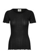Pointella Trixy Tee Tops T-shirts & Tops Short-sleeved Black Mads Nørg...
