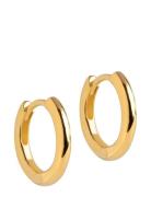 Chunky Classic 10 Mm Hoops Accessories Jewellery Earrings Hoops Gold E...
