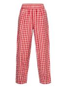 Tnnally Carrot Pants Bottoms Trousers Red The New