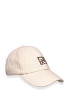 Linen Blend Cap Accessories Headwear Caps Beige Gina Tricot