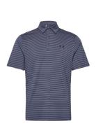 Ua Playoff 3.0 Stripe Polo Tops Polos Short-sleeved Blue Under Armour
