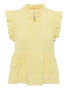 Gimalinepw To Tops Blouses Sleeveless Yellow Part Two