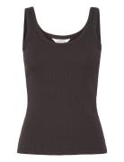 Tank Top Tyra Tops T-shirts & Tops Sleeveless Black Lindex