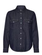 Iconic Western Todays News Tops Shirts Long-sleeved Navy Levi's®