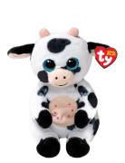 Herdly - Cow Reg Toys Soft Toys Stuffed Animals Multi/patterned TY