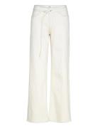 Trousers Denim Johanna Ecru Bottoms Jeans Straight-regular White Linde...