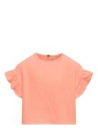 Kogthyra Life S/S Capsleeve Top Wvn Tops Blouses & Tunics  Kids Only