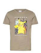 Top Ss Pokemon T-shirts Short-sleeved Khaki Green Lindex