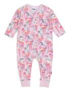 Blomkrans Pyjamas Bodies Long-sleeved Pink MUMIN