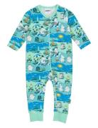Stranddag Pyjamas Pyjama Sie Jumpsuit Haalari Blue MUMIN
