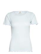 Pointella Trixy Tee Tops T-shirts & Tops Short-sleeved Blue Mads Nørga...