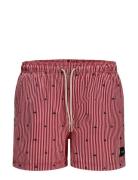 Jpstmaui Jjswim Mini Stripe Akm Sn Uimashortsit Red Jack & J S
