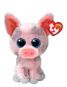 Hamb - Pink Pig Reg Toys Soft Toys Stuffed Animals Multi/patterned TY